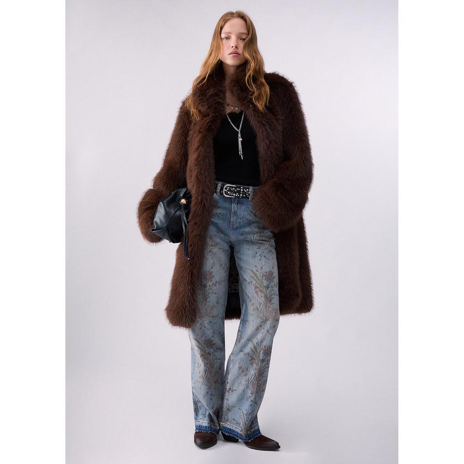 LIU JO Blumenmuster Weitbeinige Jeans  