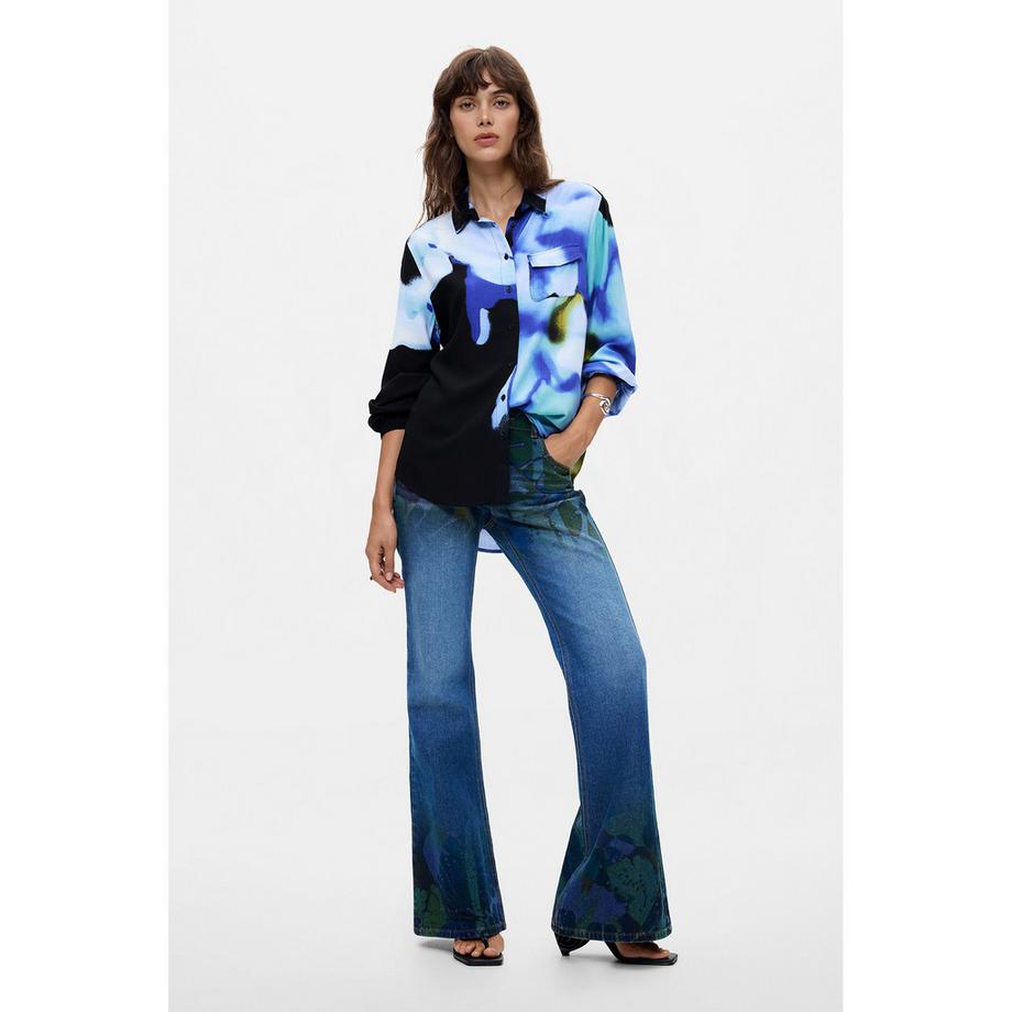 Desigual Chemise à manches longues imprimée  