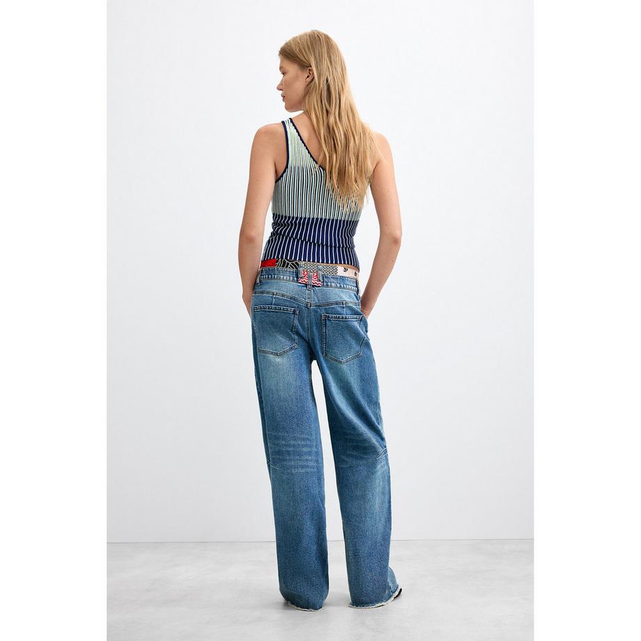 Desigual Jeans jambe large  