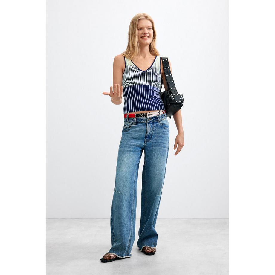 Desigual Jeans jambe large  