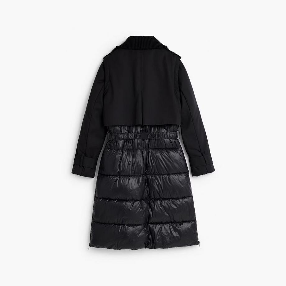 Desigual Veste longue doudoune à manches amovibles  