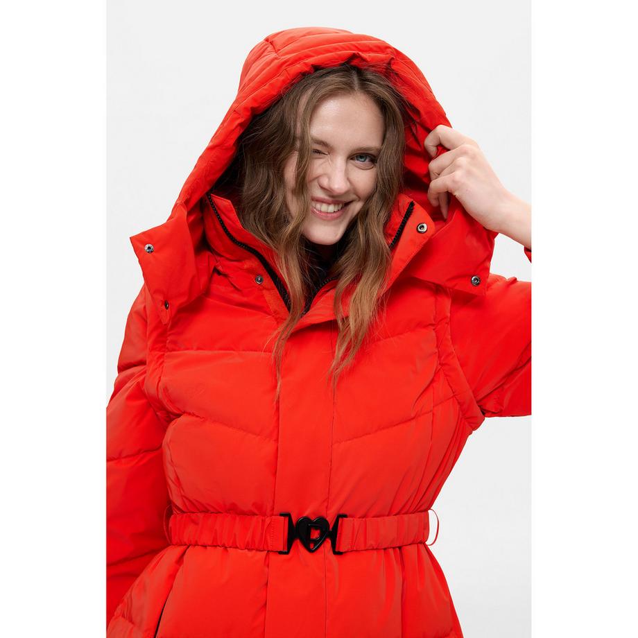 Desigual Veste longue rembourrée avec ceinture à la taille  