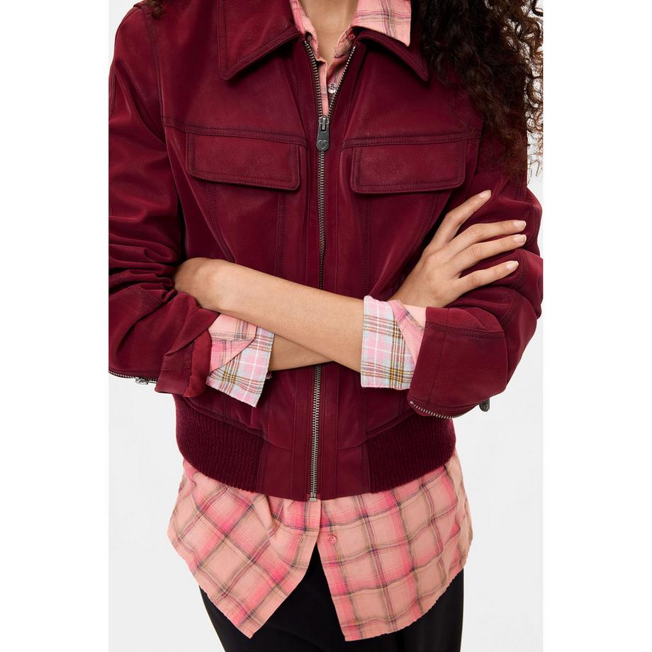 Desigual Giacca bomber in camoscio  