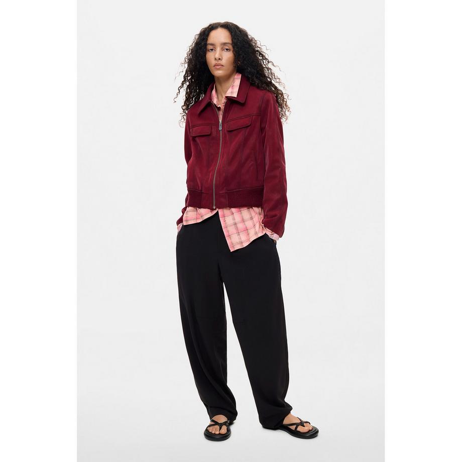 Desigual Giacca bomber in camoscio  