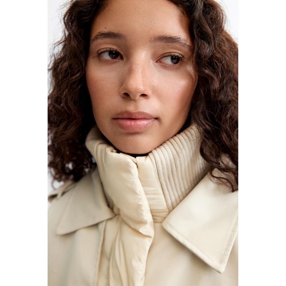 Desigual Veste longue rembourrée avec ceinture à la taille  
