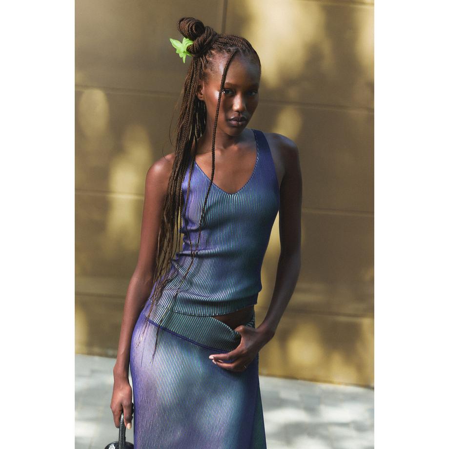 Desigual Jupe mi-longue avec ourlet asymétrique  