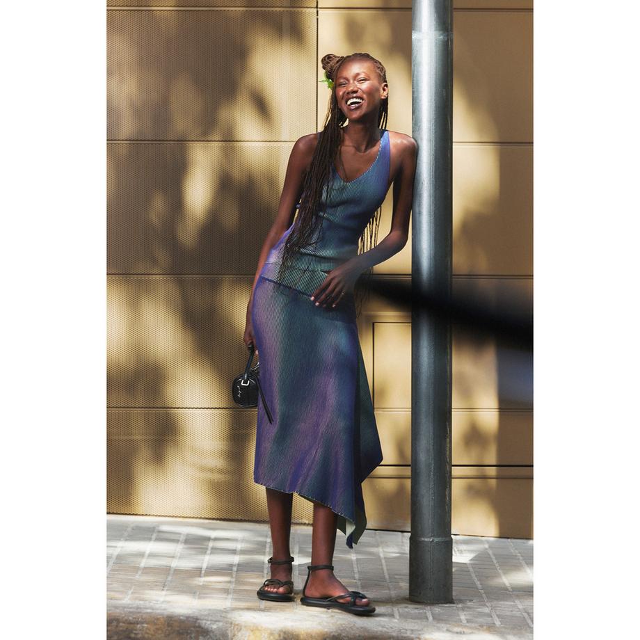Desigual Jupe mi-longue avec ourlet asymétrique  