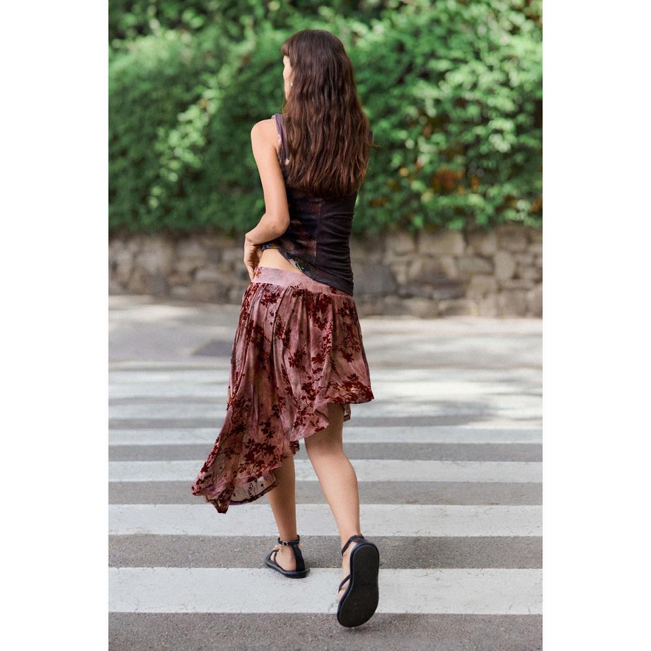 Desigual Jupe ourlet asymétrique  