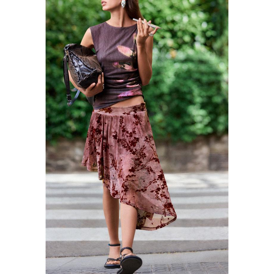 Desigual Jupe ourlet asymétrique  