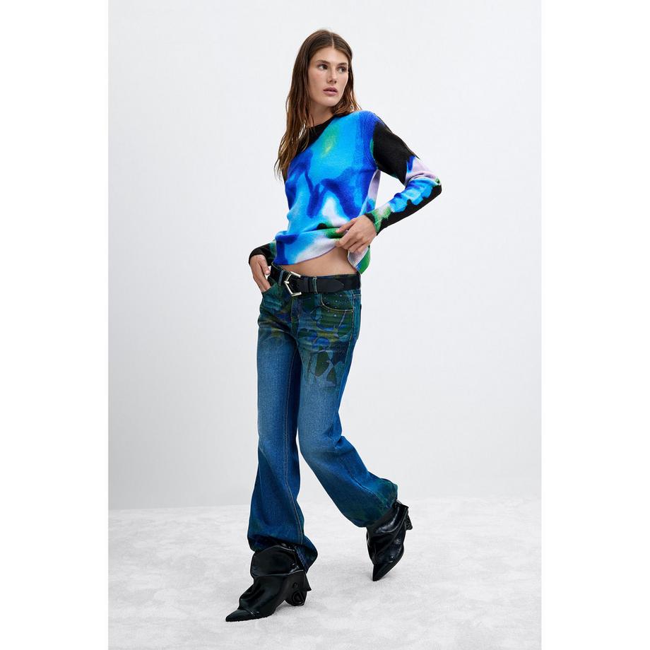 Desigual Pullover Imprimé Abstrait  