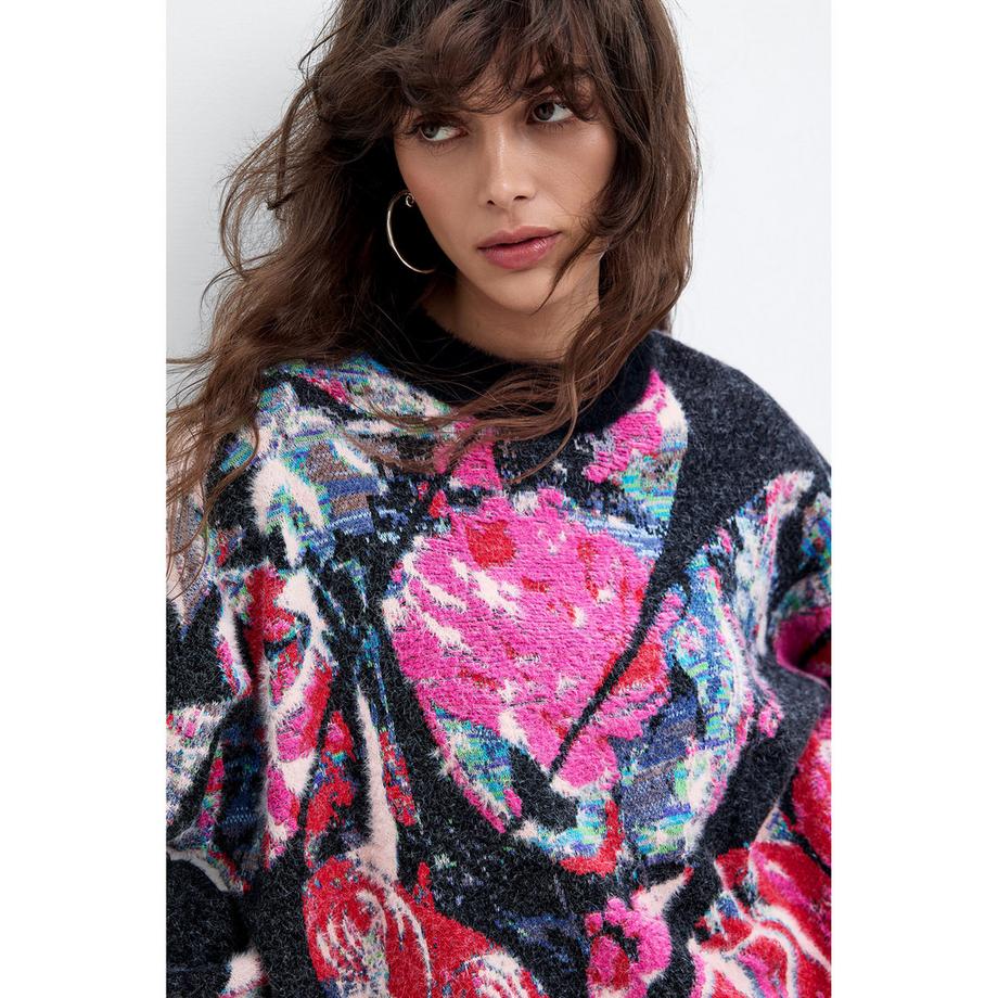 Desigual Maglione a Stampa Floreale  