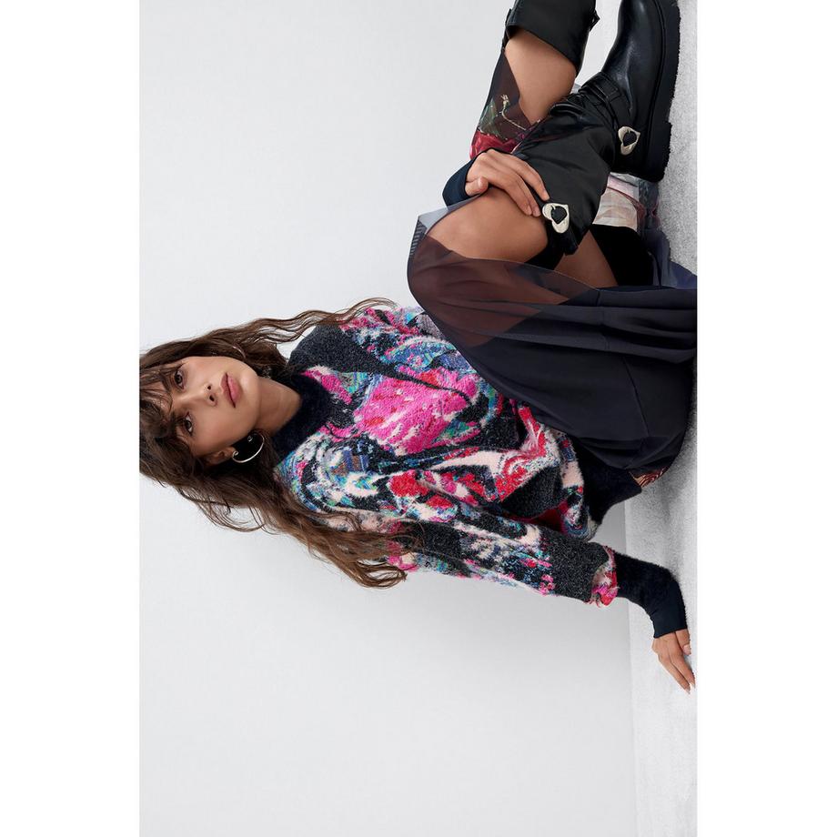 Desigual Maglione a Stampa Floreale  