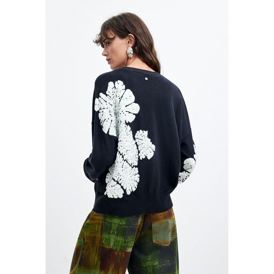 Desigual Pull à Imprimé Floral  