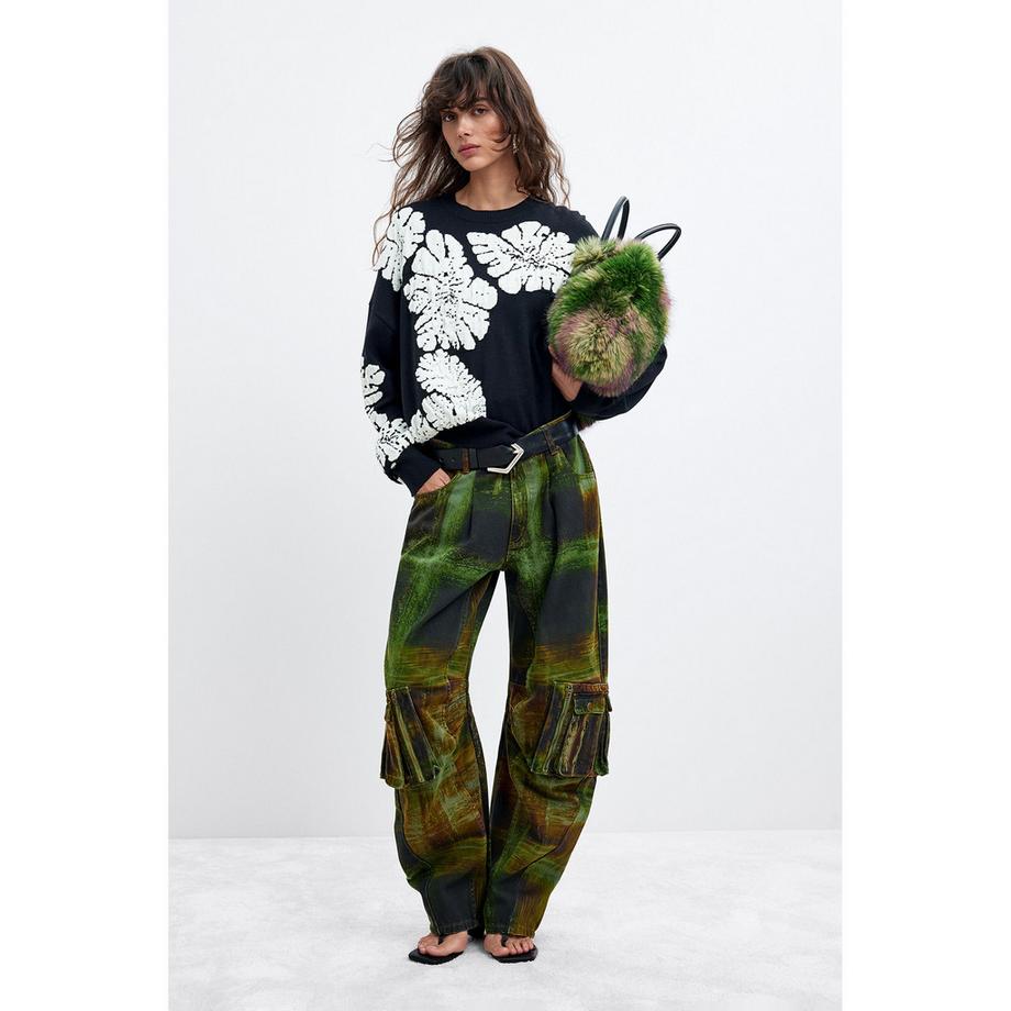 Desigual Pull à Imprimé Floral  