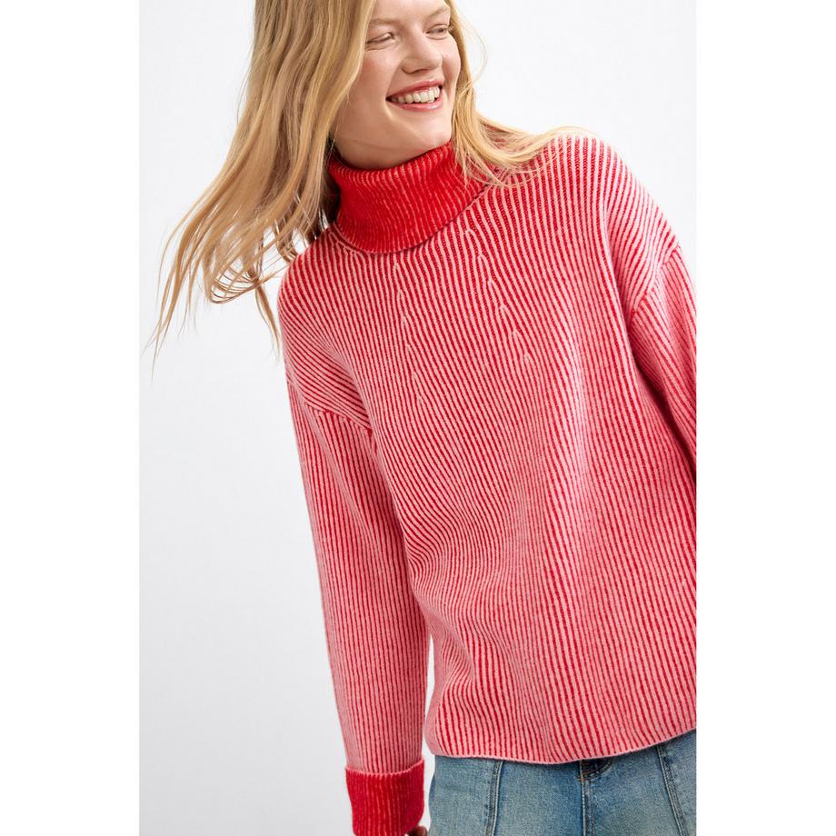Desigual Maglione a collo alto a righe  