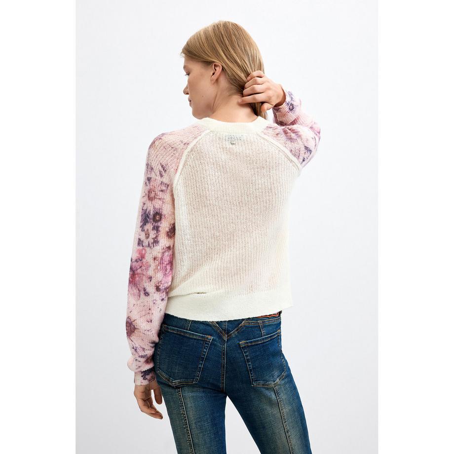 Desigual Pullover maniche raglan stampa floreale  