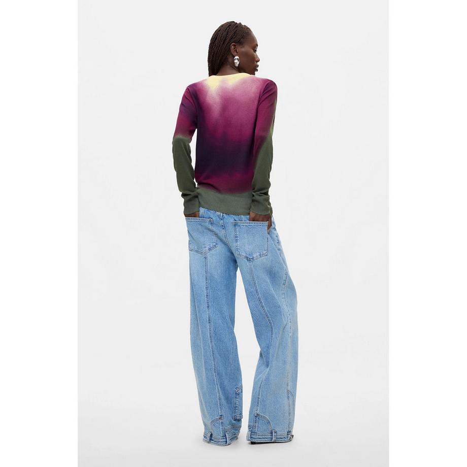 Desigual Pullover con stampa ombre  