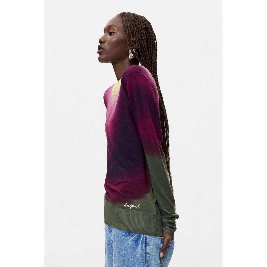 Desigual Pullover con stampa ombre  