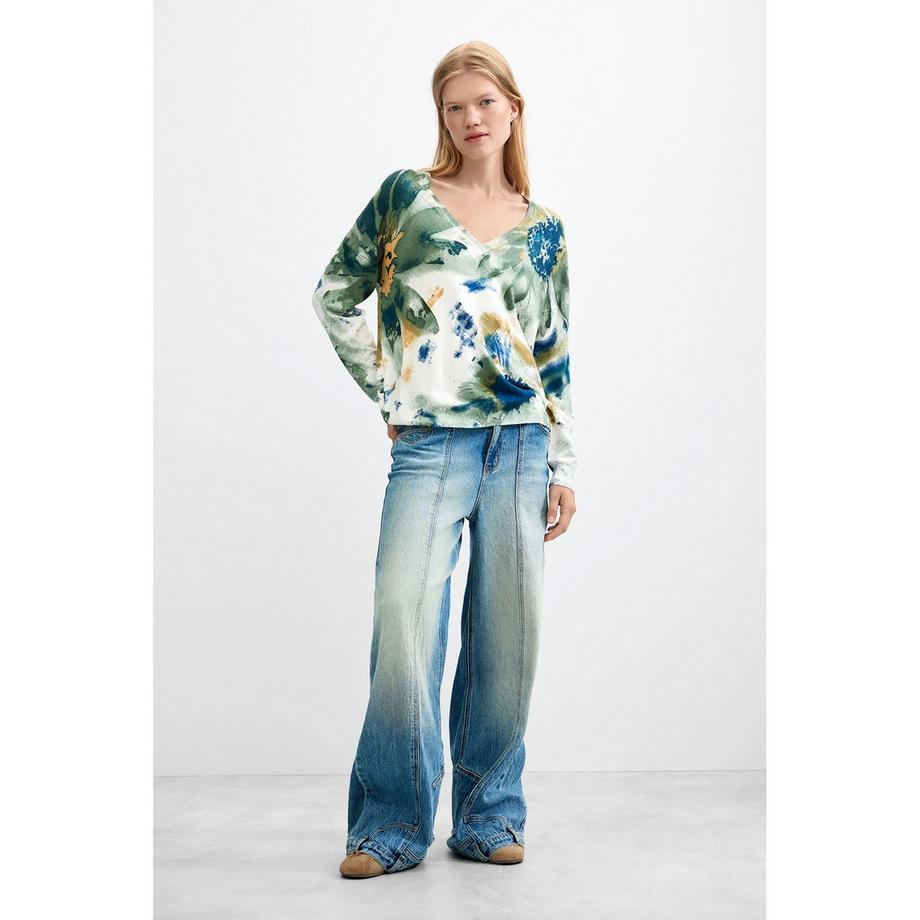 Desigual Maglione a Stampa Floreale  