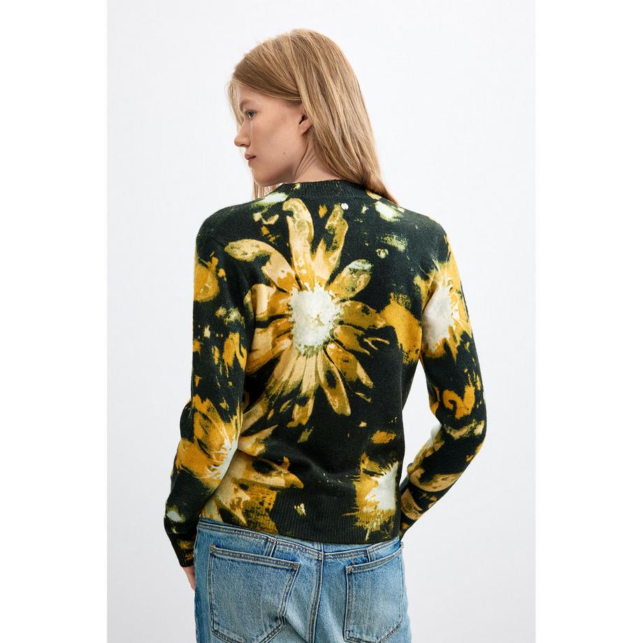 Desigual Pull à Imprimé Floral  