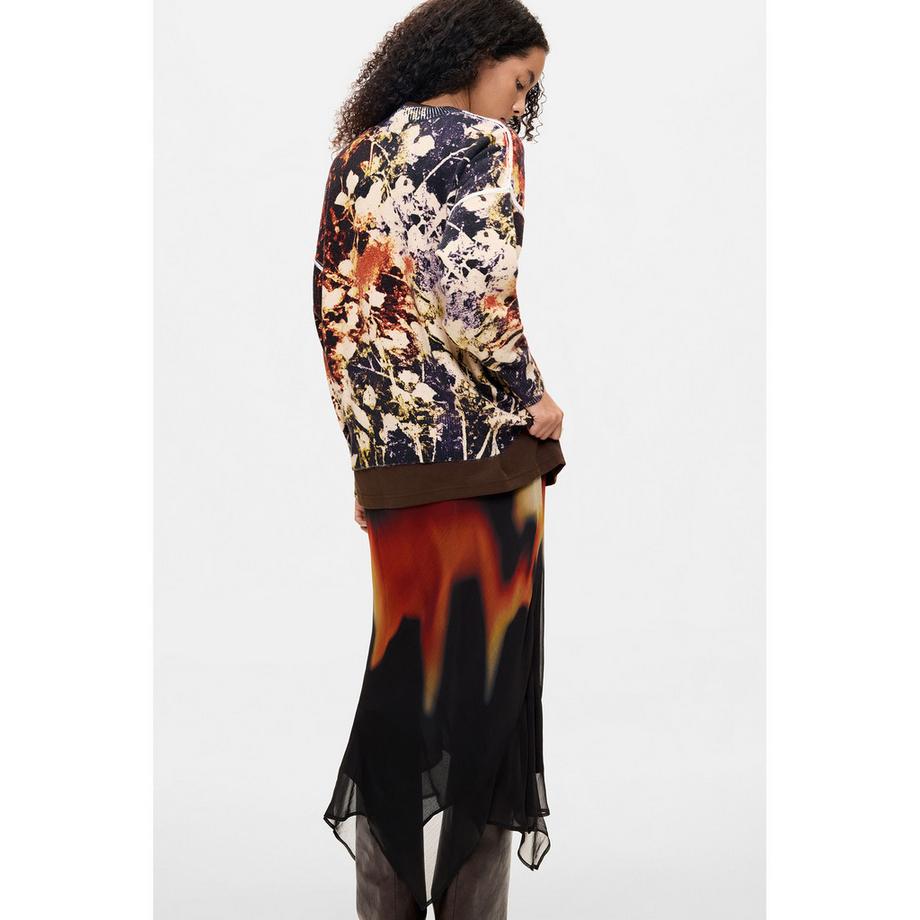 Desigual Pullover à Imprimé Abstrait  