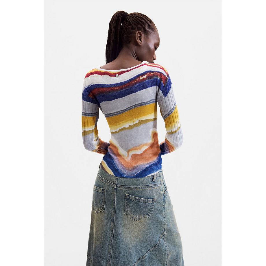 Desigual Maglione a righe  