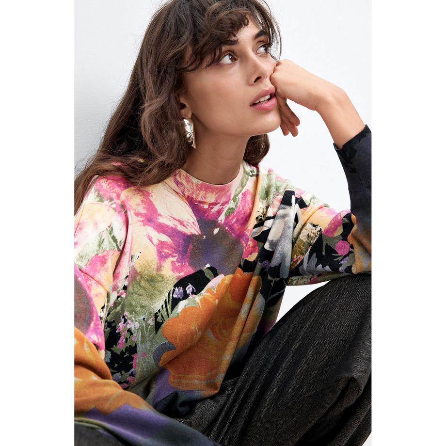Desigual Maglione a Stampa Floreale  