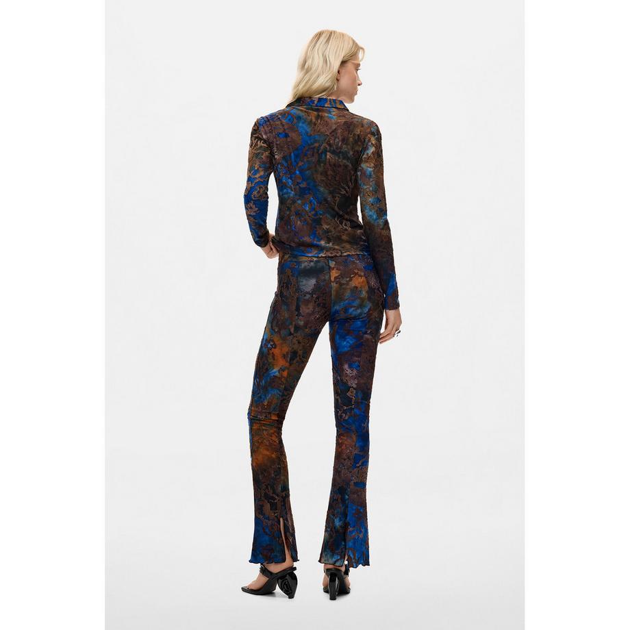 Desigual Pantalon imprimé évasé  