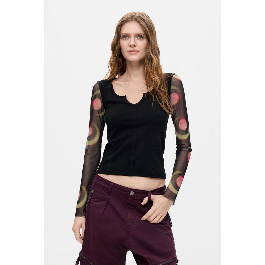 Desigual Pantaloni cargo con tasche a zip  