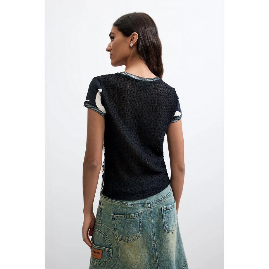 Desigual T-shirt à imprimé graphique  