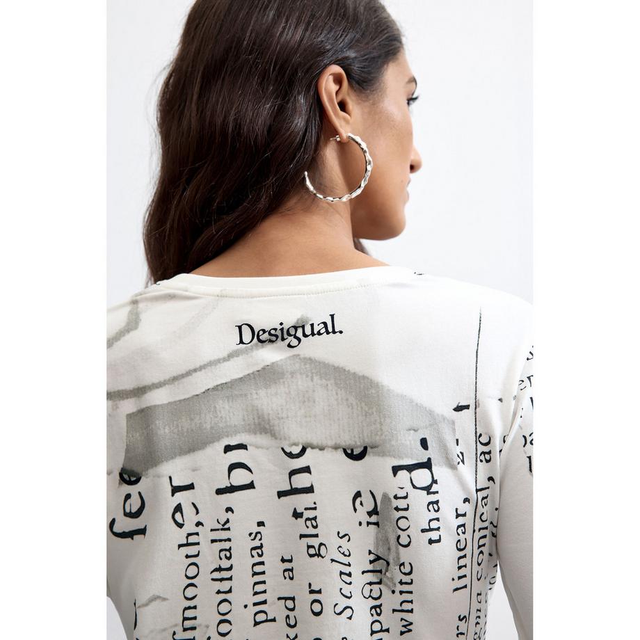 Desigual Top manches longues avec imprimé graphique  