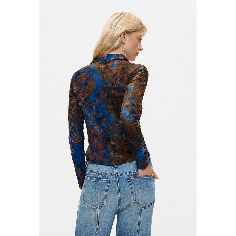 Desigual T-shirt à manches longues imprimé  