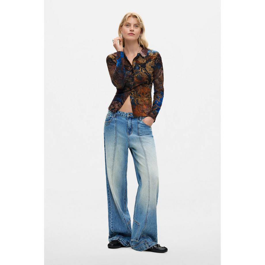 Desigual T-shirt à manches longues imprimé  