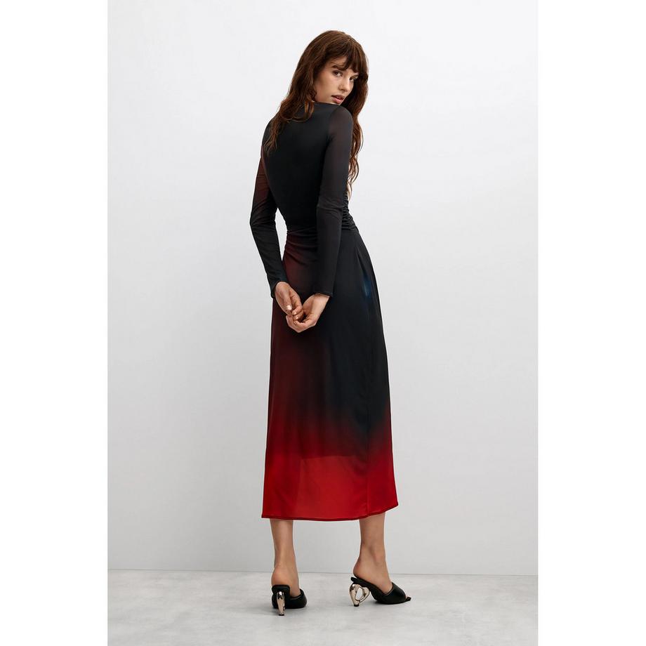 Desigual Ombre Langarmkleid  