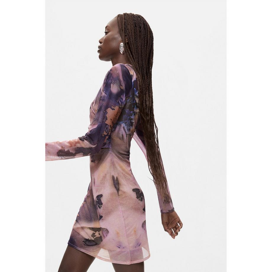 Desigual Langarm Print Kleid  