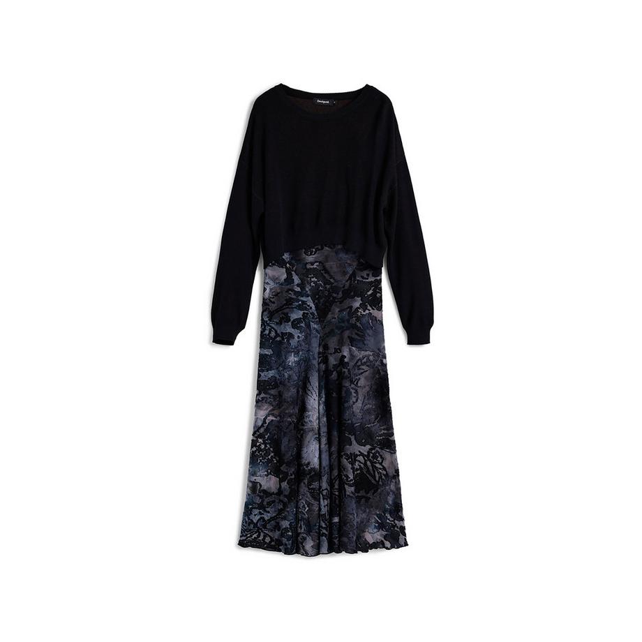Desigual Blumenmuster Midi Rock  