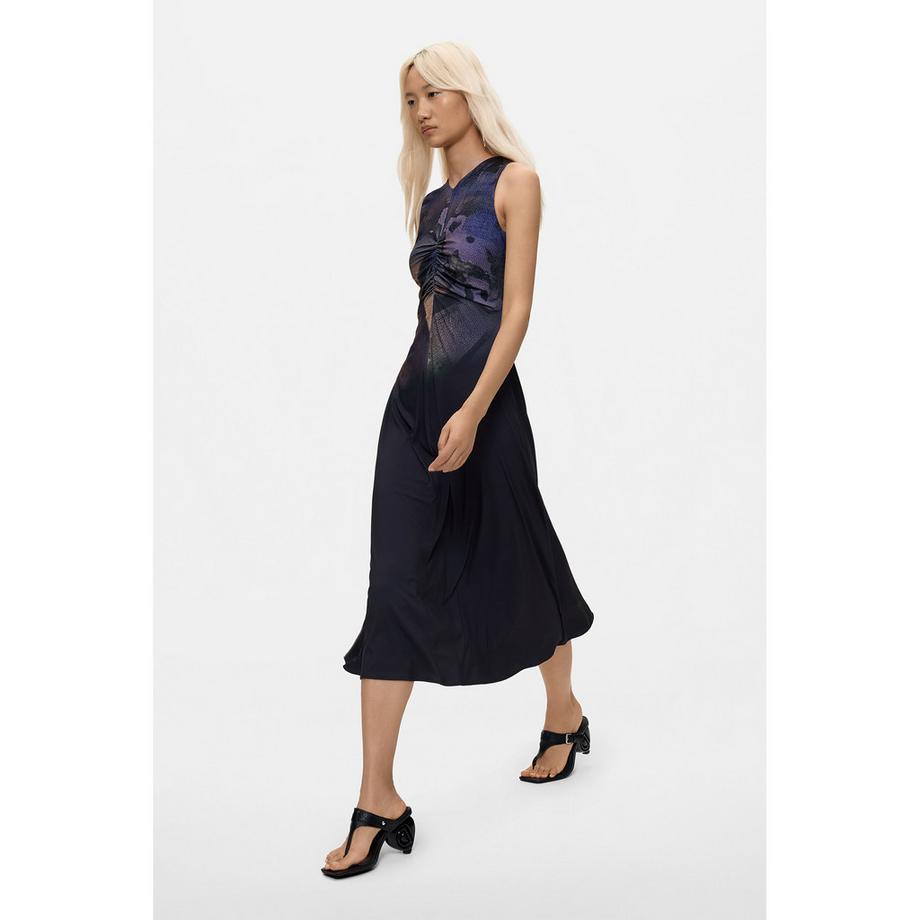 Desigual Robe mi-longue imprimée sans manches  