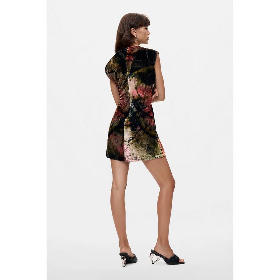 Desigual Robe Mini à Imprimé Floral  