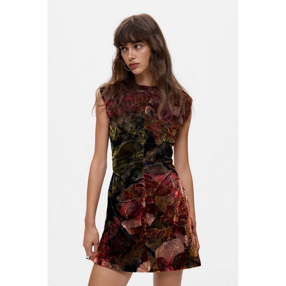 Desigual Robe Mini à Imprimé Floral  