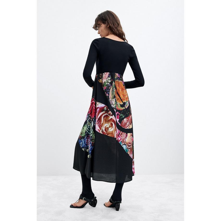 Desigual Robe à Manches Longues Imprimé Floral  