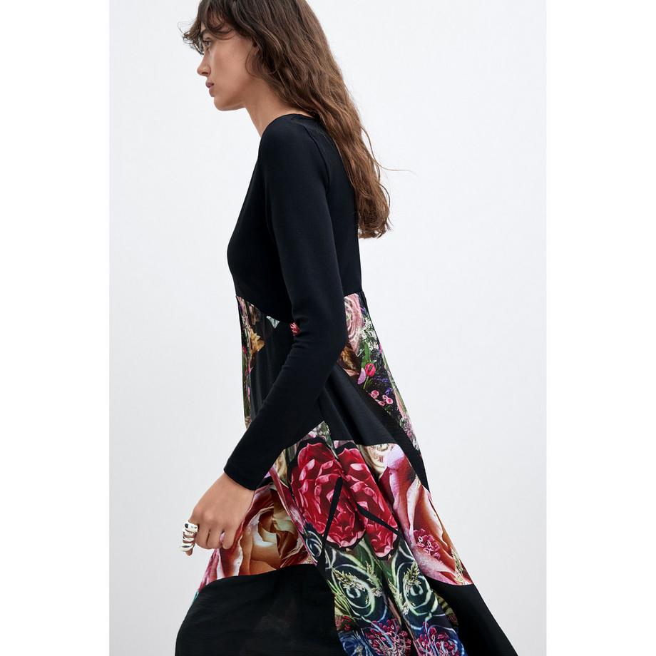 Desigual Robe à Manches Longues Imprimé Floral  
