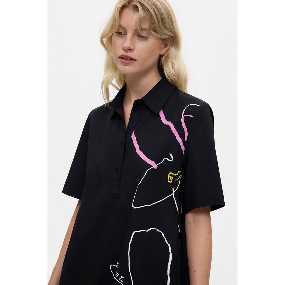 Desigual Robe chemise à imprimé graphique  