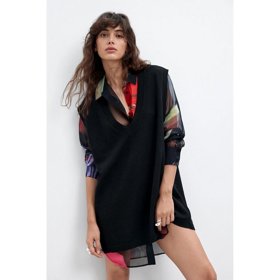 Desigual Robe à imprimé superposé  