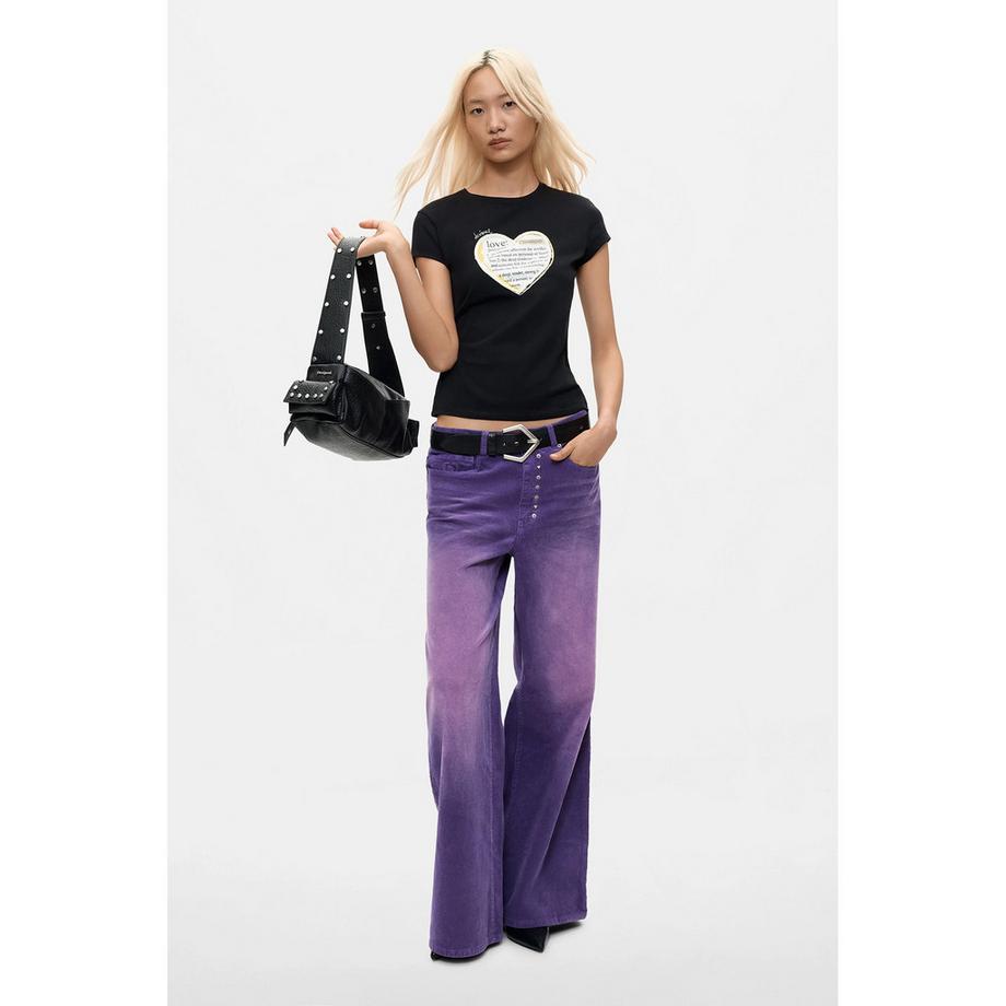 Desigual T-shirt con stampa a cuore  