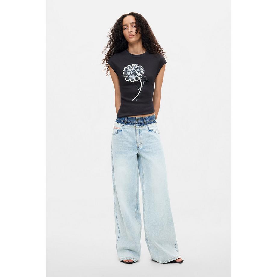 Desigual T-shirt con stampa floreale  