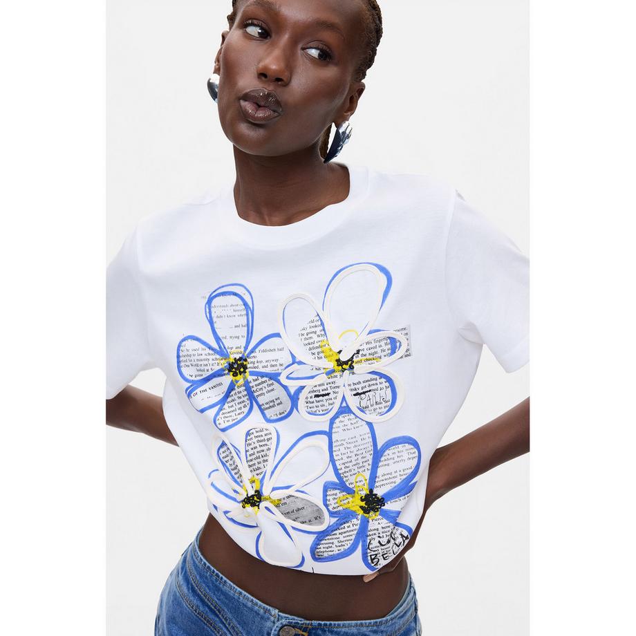 Desigual T-shirt con stampa floreale  