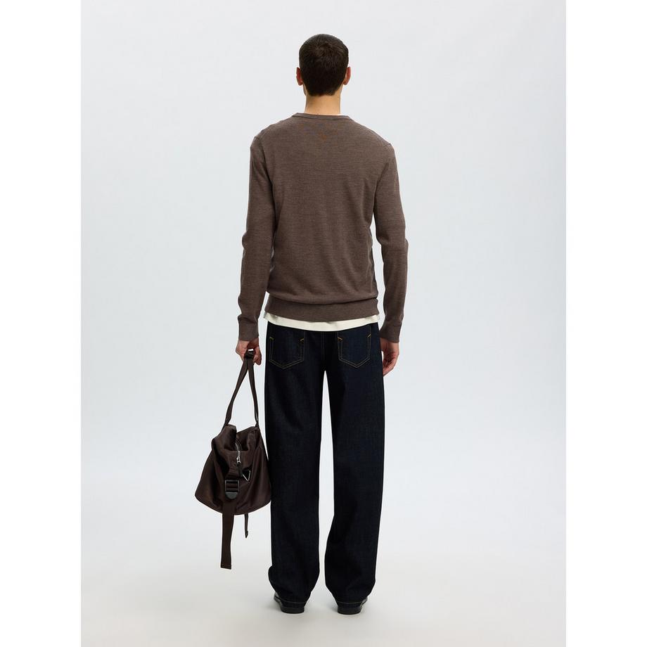 SELECTED SLHTray LS Strick Merino Pullover  