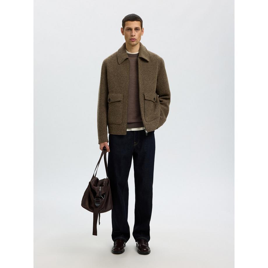 SELECTED SLHTray LS Strick Merino Pullover  