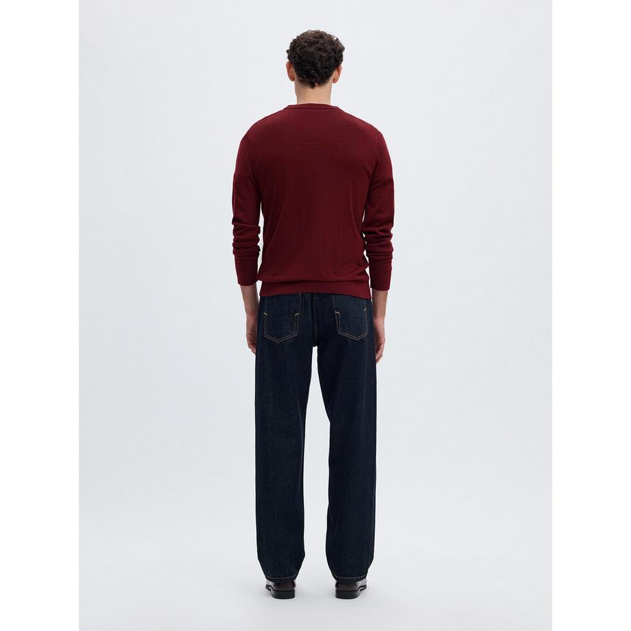 SELECTED SLHTray LS Strick Merino Pullover  