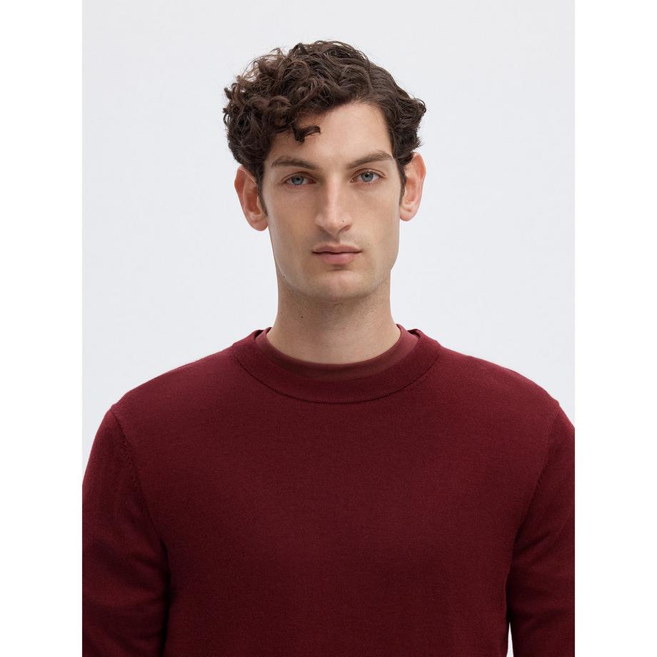 SELECTED SLHTray LS Strick Merino Pullover  